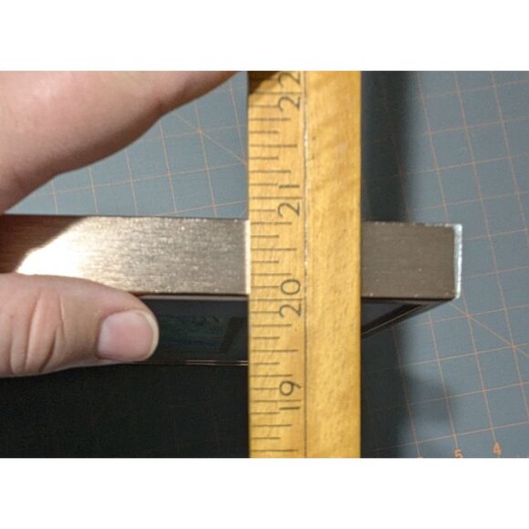 Framed Watercolor Landscape Painting Lavender Mat Rose-Gold Frame signed - Picture 14 of 15